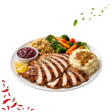 Grilled Turkey & Sides